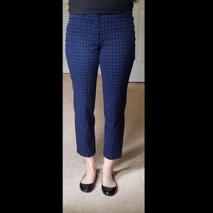 Pixie blue/black cropped pants